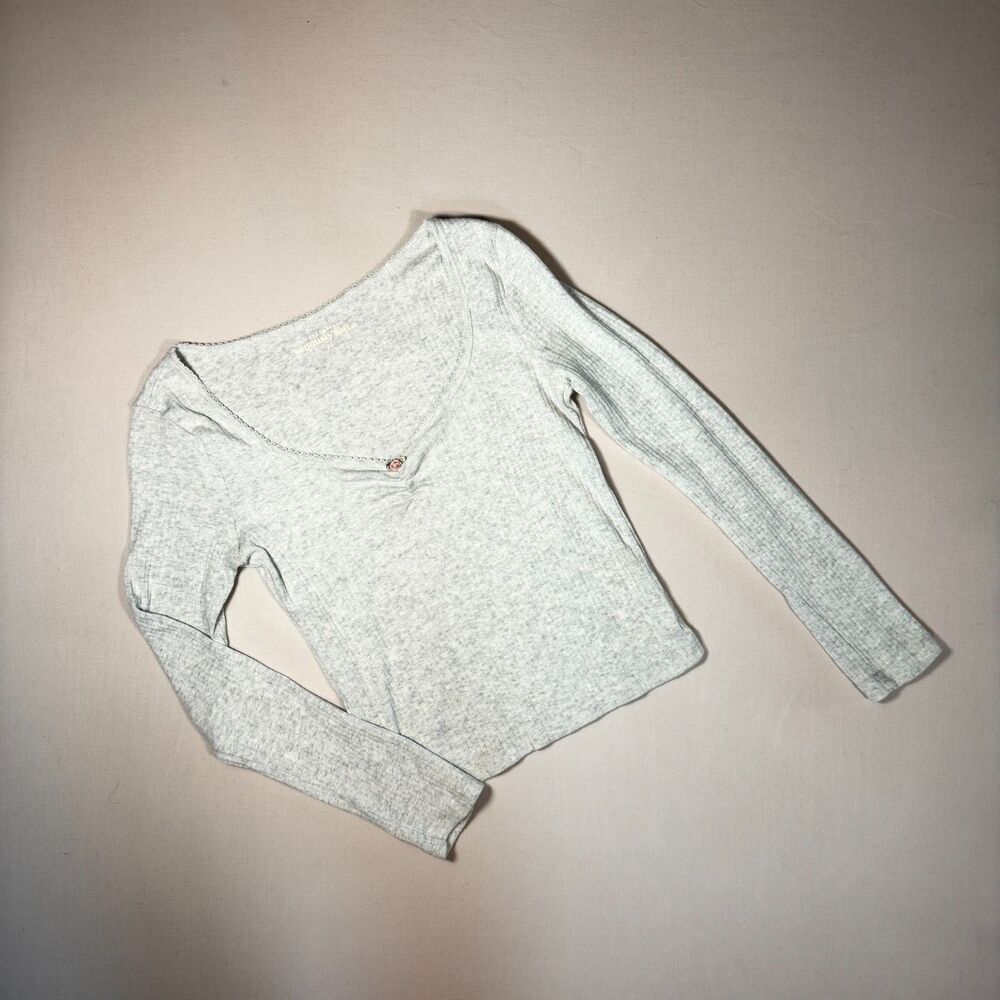 Aeropostale seriously soft fem ribbed long sleeve top Medium